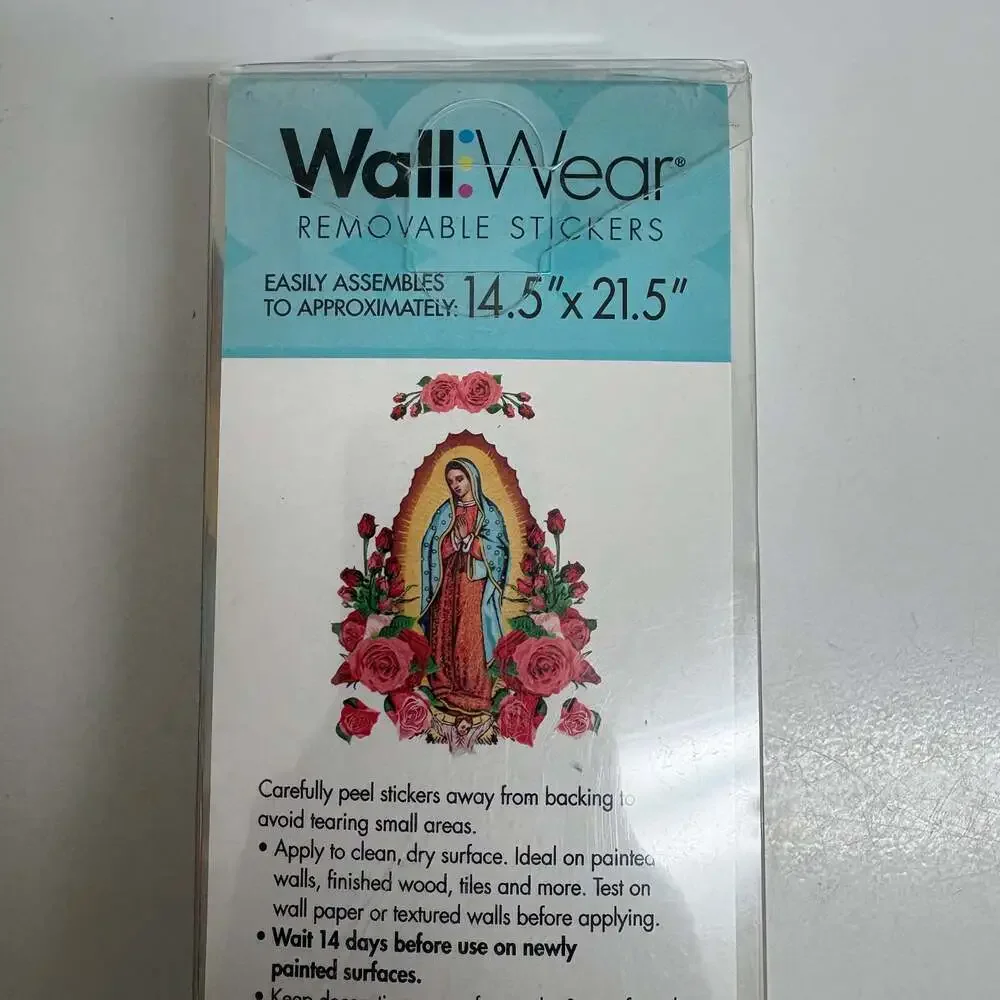 WallWear Our Lady of Guadalupe Removable Wall Stickers 14.5